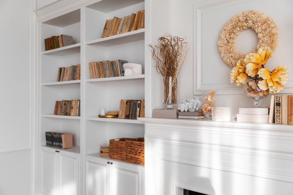 Custom Carpentry Bookshelves