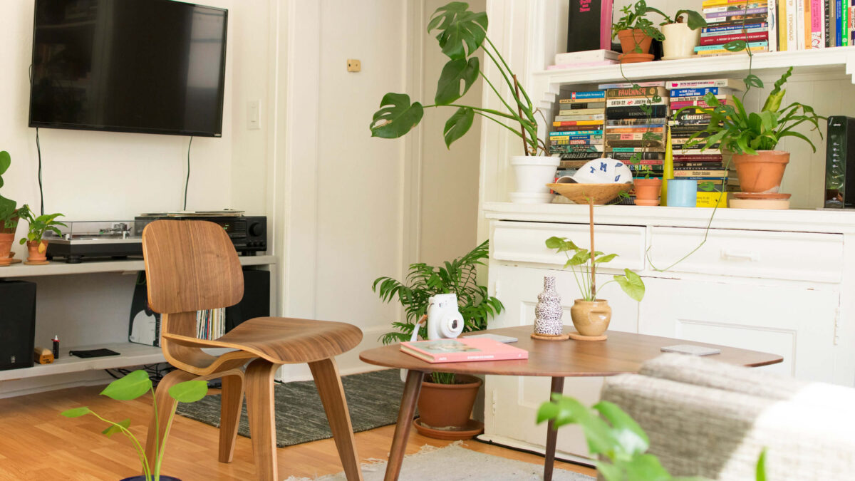 custom wooden bookshelf